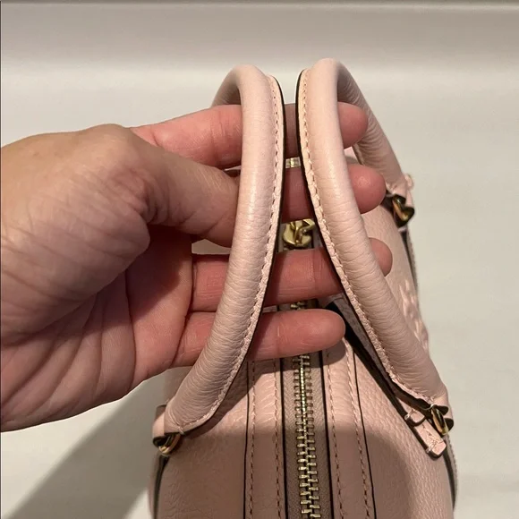 Tory Burch Pink Satchel/Crossbody Bag & Card Case - Picture 9 of 16